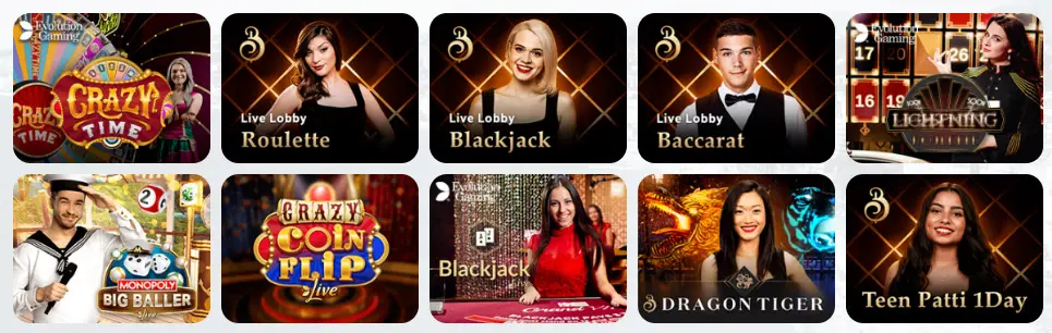 Juegos de casino en vivo KRYPTOSINO CASINO